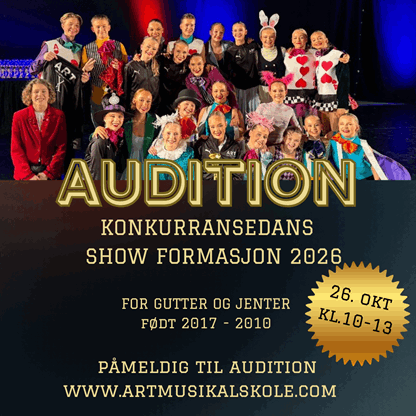 AUDITION KONKURRANSELAG 2026